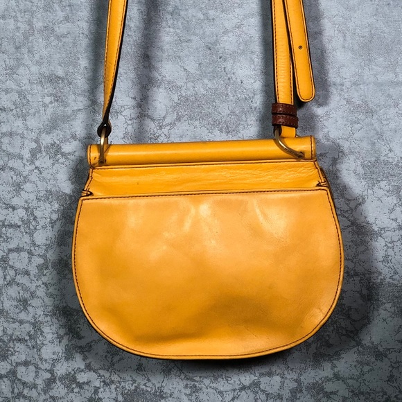Vera Bradley Handbags - 💕SOLD💕Vera Bradley Yellow Leather Crossbody